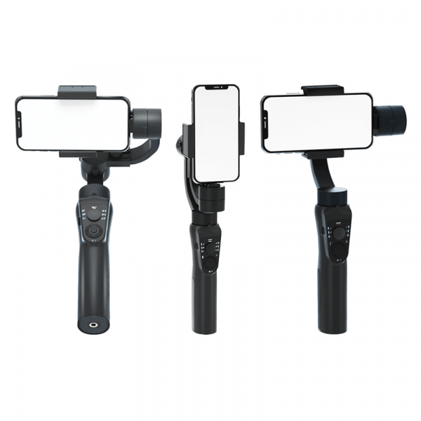 Wiwu 3-axis handheld smartphone gimbal stabilizer phone holder - black