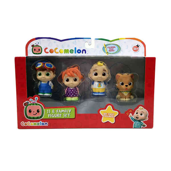 CoComelon 4 Figure Pack JJ & Family Set