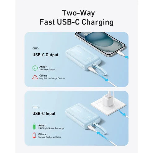 Anker 20000mAh - 30W Fast Charging Power Bank with USB-C