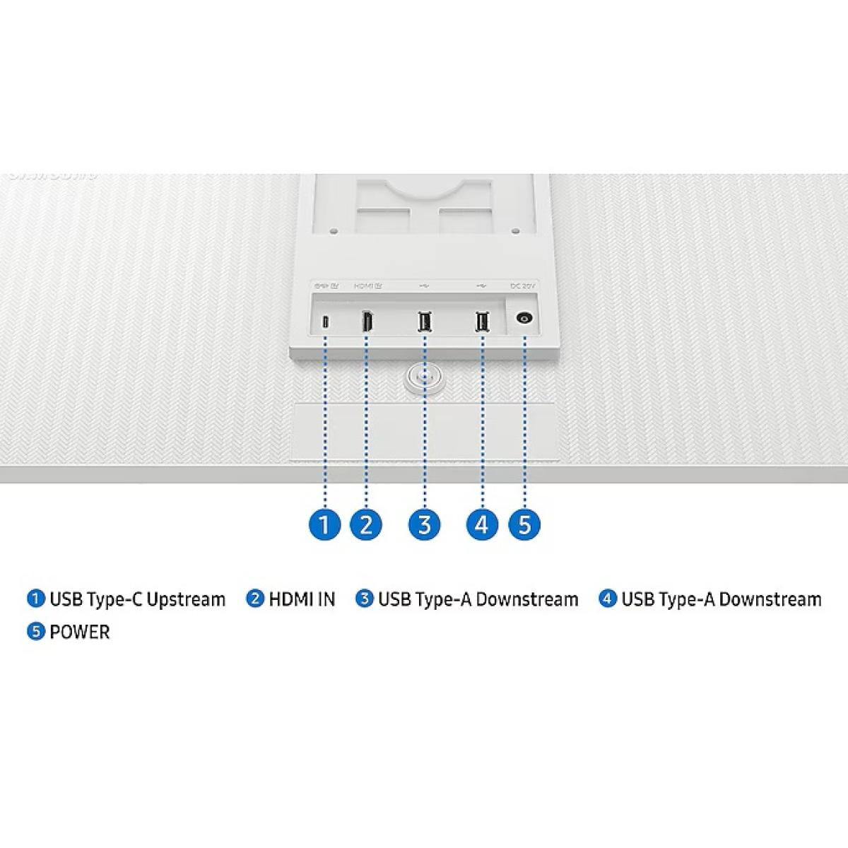 Samsung M8 2025 (FM801) Smart AI 32" 4K UHD Monitor | Tizen OS | USB-C 65W | White
