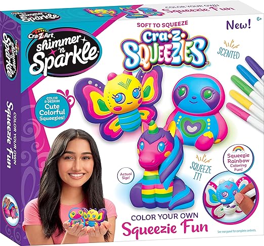 Shimmer N Sparkle – مجموعة تلوين السكوويسي للأطفال
