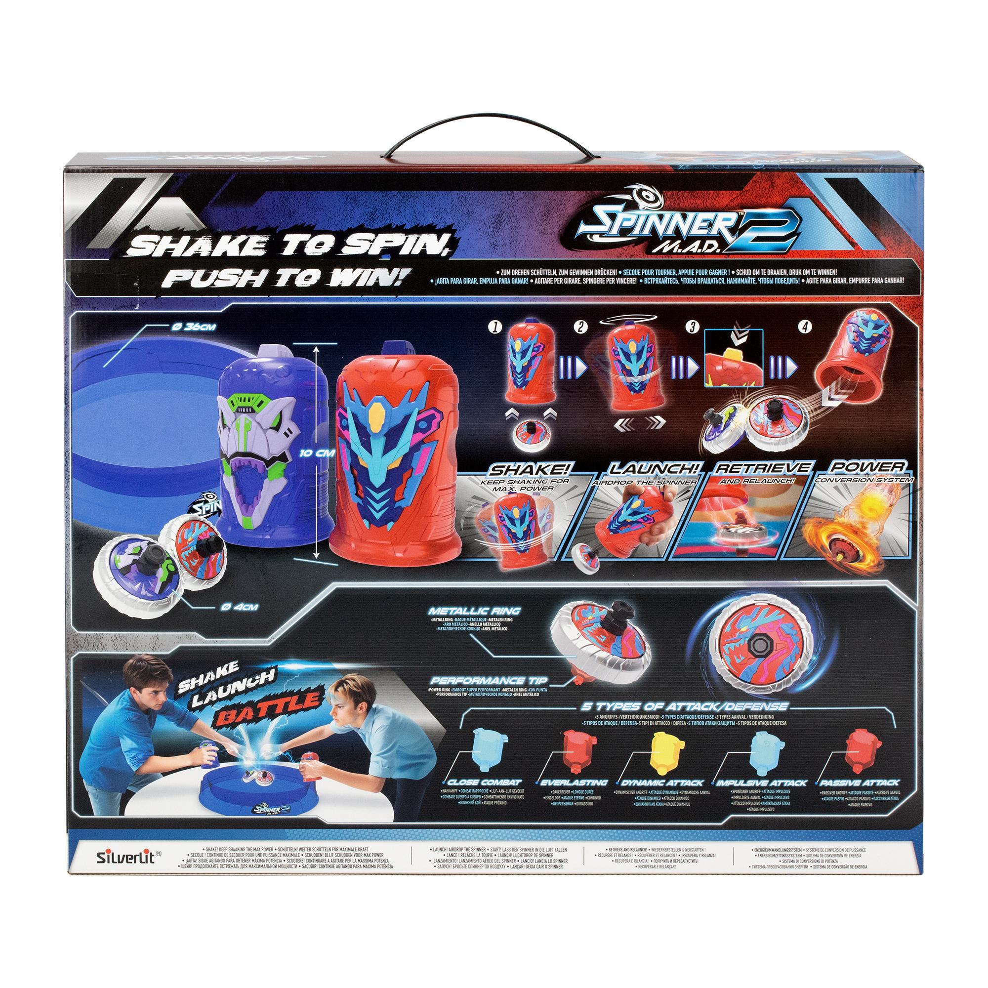 Silverlit Spinner M.A.D. 2 Deluxe Battle Pack
