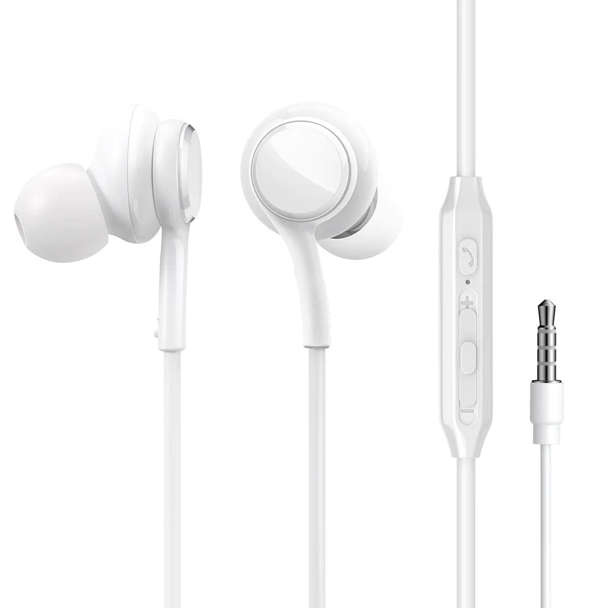 Joyroom Wired Series In-Ear Wired Earbuds- white