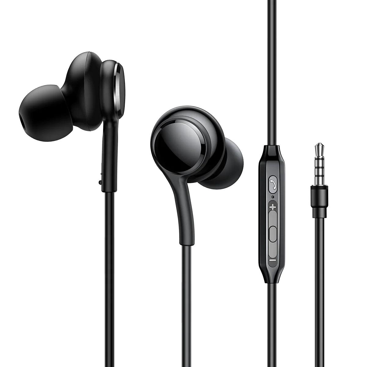 Joyroom Wired Series In-Ear Wired Earbuds- black