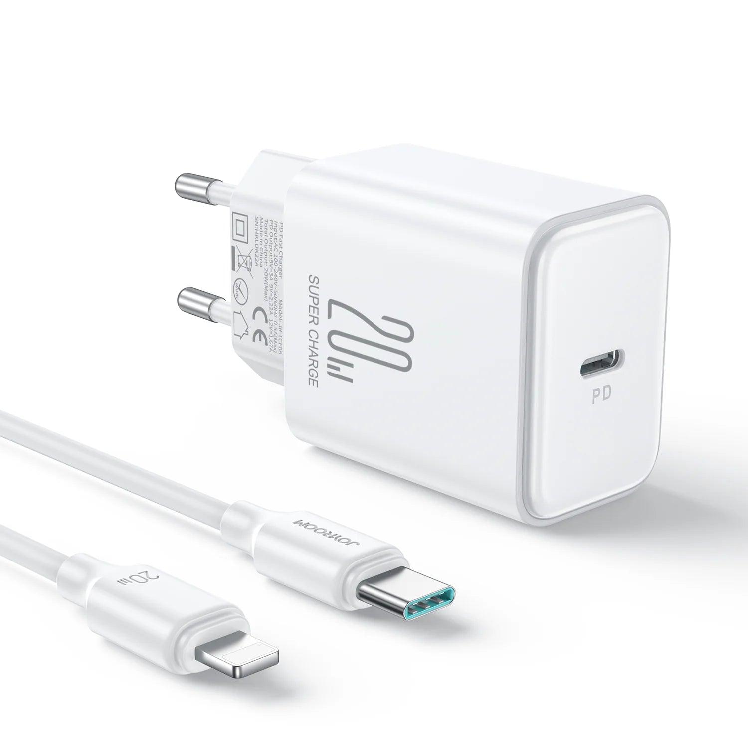 Joyroom USB C Charger 20W Fast & Safe Charging for Devices