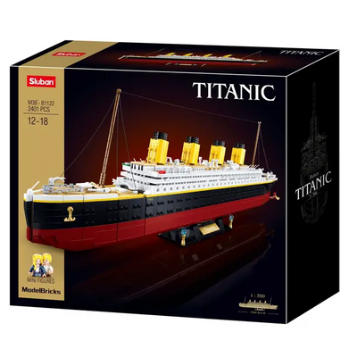 SLUBAN B1122 MB Titanic Big Scale 1:350 - 2401 PCS Building Block Set