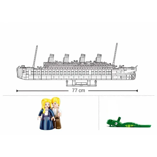 SLUBAN B1122 MB Titanic Big Scale 1:350 - 2401 PCS Building Block Set