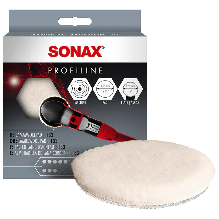 SONAX Lambskin Polishing Pad – 130mm