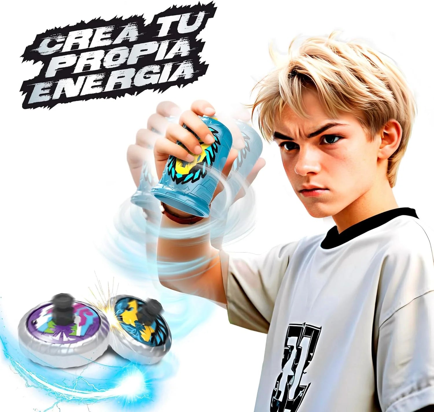 Spinner MAD Shake2Spin Single Pack – LED Light & Sound Toy Spinner Assorted