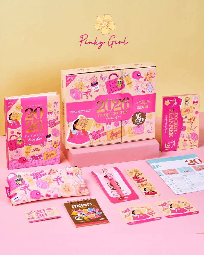 Agenda Gift Set 2026 - Pinky Girl - Pre Order