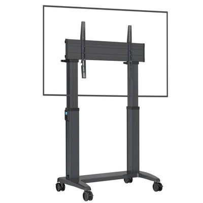 North Bayou T70 75"-100" Motorized Height Adjustable Large Display Mobile TV Bracket Trolley
