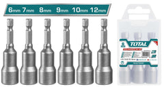TOTAL 6PCS Magnetic Nuts Set 6mm-12mm (TAC2765061)