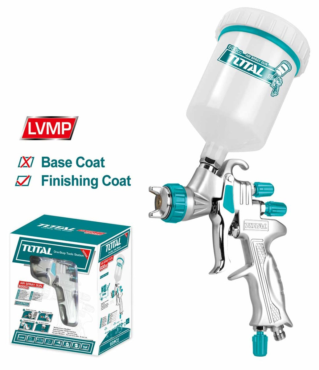 TOTAL Spray Gun 1.3mm | 600ml (TAT10605) – Precision & Professional Coating