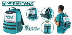 TOTAL 8kg Backpack Tool Bag (THBP0201)