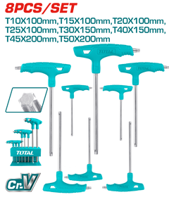 Total 8-Piece T-Handle Nut Driver Set (THHW80836)