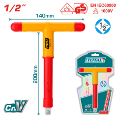 TOTAL 1/2" Insulated T-handle wrench (THITH121)