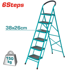 TOTAL Steel Ladder 6Steps (THLAD09061)