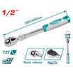 مفتاح ربط TOTAL 1/2″ قابل للتمديد | THT106128L