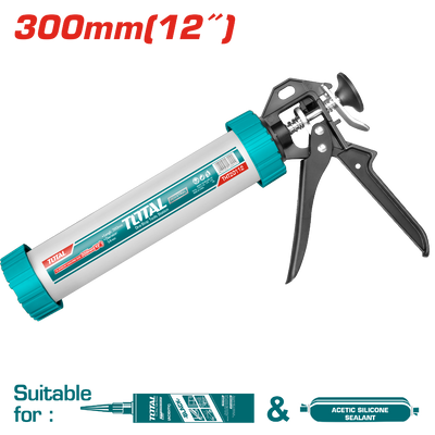 TOTAL Aluminum caulking gun 300mm (THT20112)