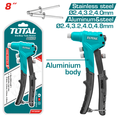 TOTAL Hand riveter 8" (THT32081)