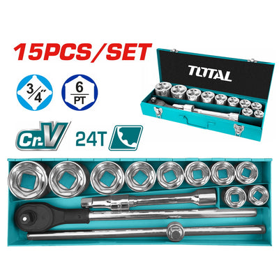 طقم بوكس 15 قطعة من توتال (THT341151)