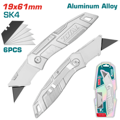TOTAL Folding Knife with 5 Spare Blades 61×19mm
