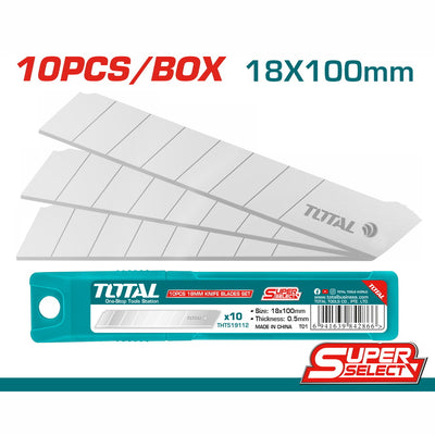 TOTAL 10PCs Blade Set 18X100mm (THT519112)
