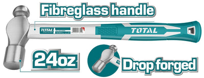 TOTAL 24oz Tapered Head Claw Hammer (THT74246)