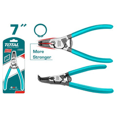 TOTAL Bent Head Circlip Plier 180mm - 7" (THTJ21802)