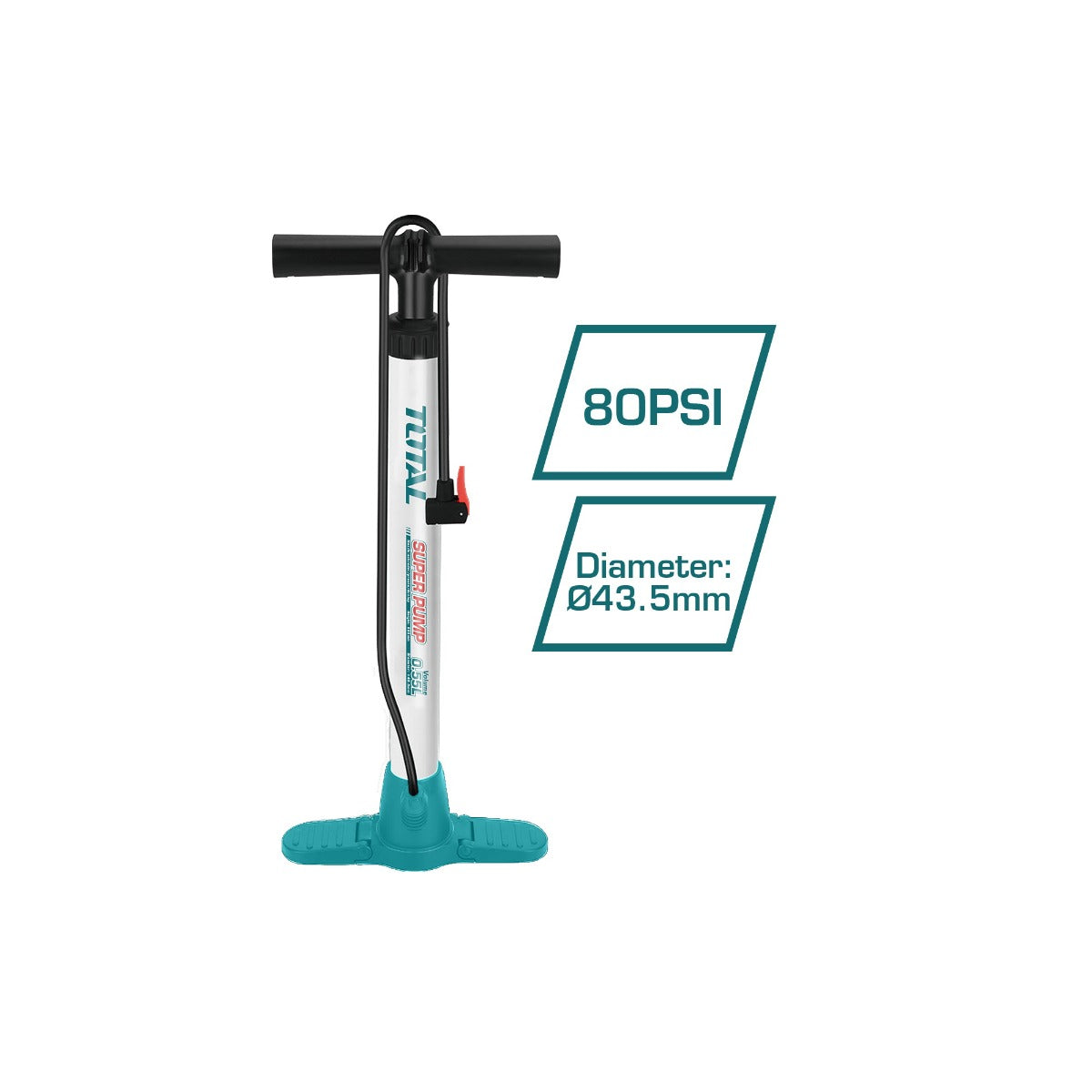 مضخة يدوية 80 PSI من توتال – سهلة الاستخدام