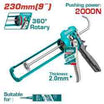 TOTAL 9-Inch Heavy-Duty Rotating Caulking Gun - THT8609