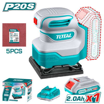 TOTAL Cordless sheet sander (TSHSLI20141)