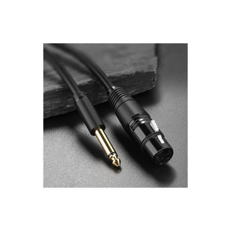 UGREEN 6.35mm Male to XLR Fmale Audio Cable 2meter Black