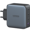 UGREEN USB-A+3*USB-C 100W GaN Tech Fast Charger EU Grey - 40747