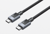 كابل يوغرين للشحن السريع USB-C إلى USB-C بتقنية PD بقدرة 240 واط، رمادي فضائي، بطول 2 متر