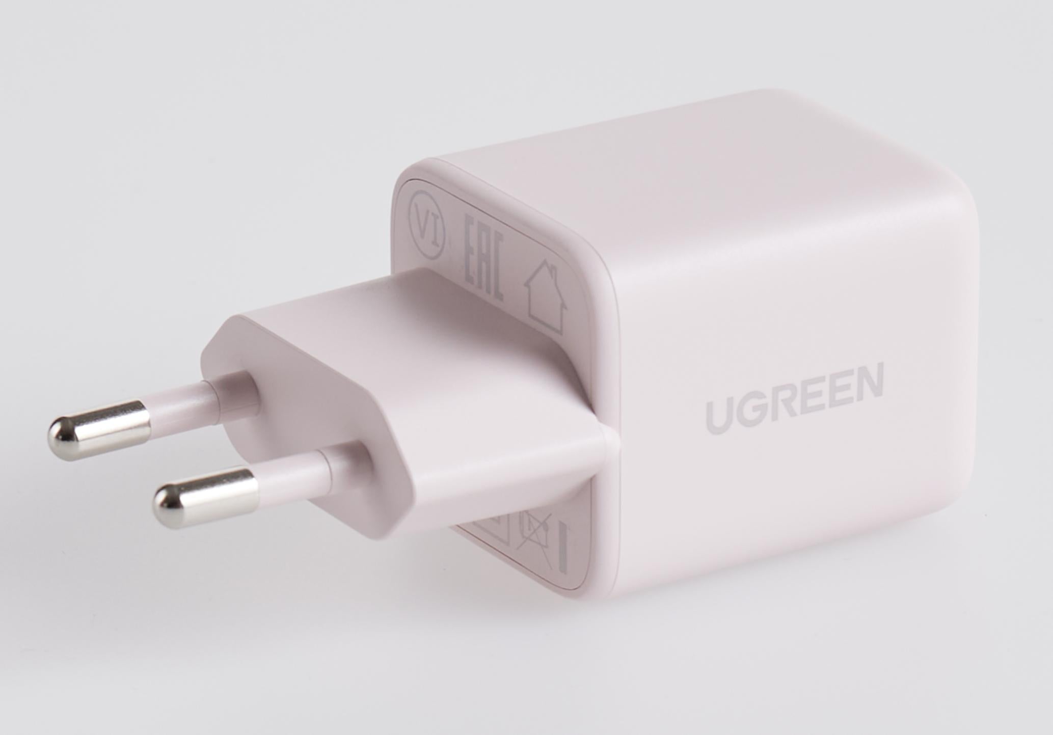 UGREEN 20W USB-C GaN Fast Charger EU Pink - 55556