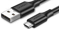 كابل UGREEN Micro USB ذكر إلى USB 2.0 A ذكر بطول 1 متر أسود