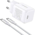 UGREEN 30W USB-C GaN Fast Charger Set White EU
