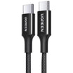 UGREEN USB-C to USB-C PD Fast Charging 100W Braided Cable 5A Max 2m black - 65250