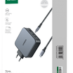 UGREEN USB-A+2*USB-C 140W GaN Tech Fast Charger with C to C Cable 1.5M EU Grey - 90549