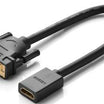UGREEN DVI-D 24+1 Male to HDMI Female Adapter Cable 22cm (Black)