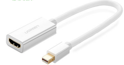 UGREEN Mini DP to HDMI Converter 1080p (White)