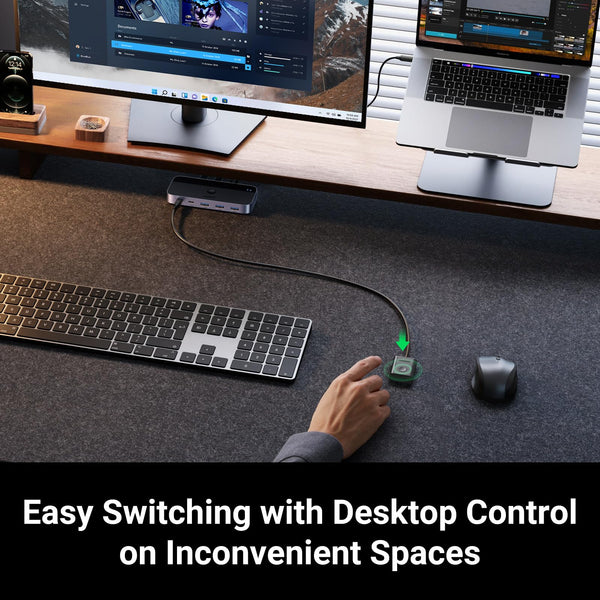 UGREEN USB 3.0 Switch for USB-C & USB-A Device Sharing