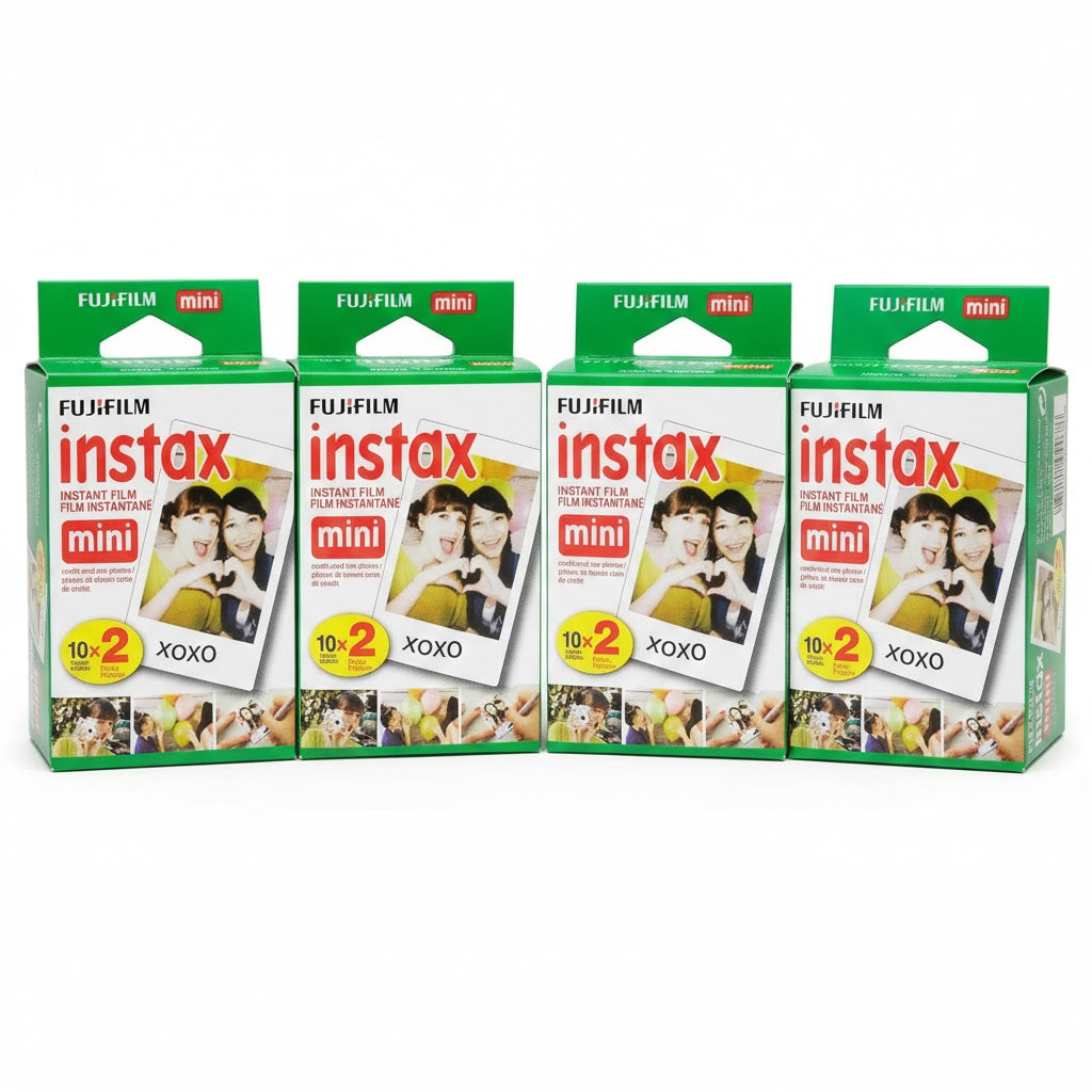 Fujifilm InstaX Mini Film (2pk) - 4 Pack Bundle