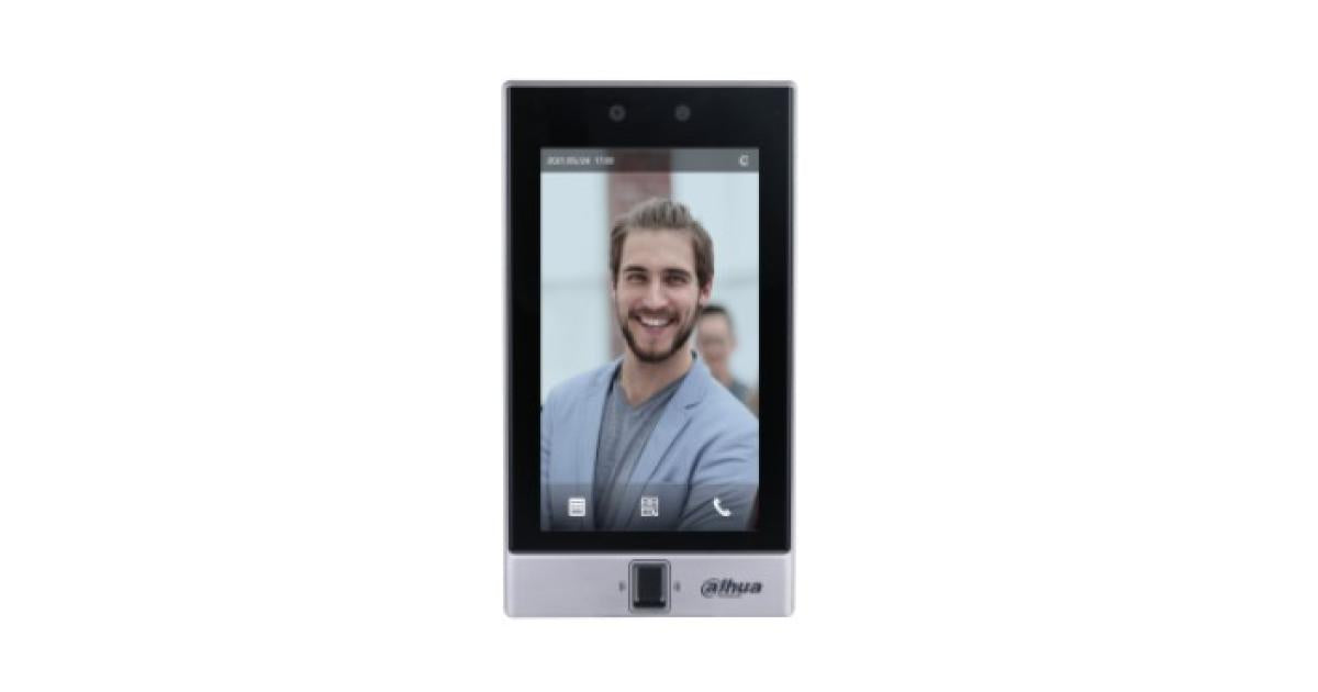 Dahua ASI7214S-W Face Recognition Card Swiping Password Fingerprint Face Recognition Access Controller