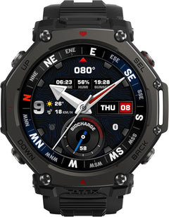 Amazfit T-Rex 3 Pro Rugged Smartwatch – AMOLED, Sapphire Glass & Titanium – Black, 44mm / 48mm