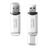 ADATA C906 32GB USB 2.0 Compact Design Flash Drive, White