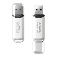 ADATA C906 32GB USB 2.0 Compact Design Flash Drive, White