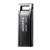 ADATA USB 128GB UR340 Bk 3.0 Interface 3.2 Gen 1 (Metal (Mirror Plane)) AROY-UR340-128GBK