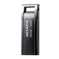 ADATA USB 128GB UR340 Bk 3.0 Interface 3.2 Gen 1 (Metal (Mirror Plane)) AROY-UR340-128GBK